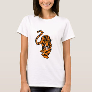 Konstnärlig förföljatigerkonst tee shirt