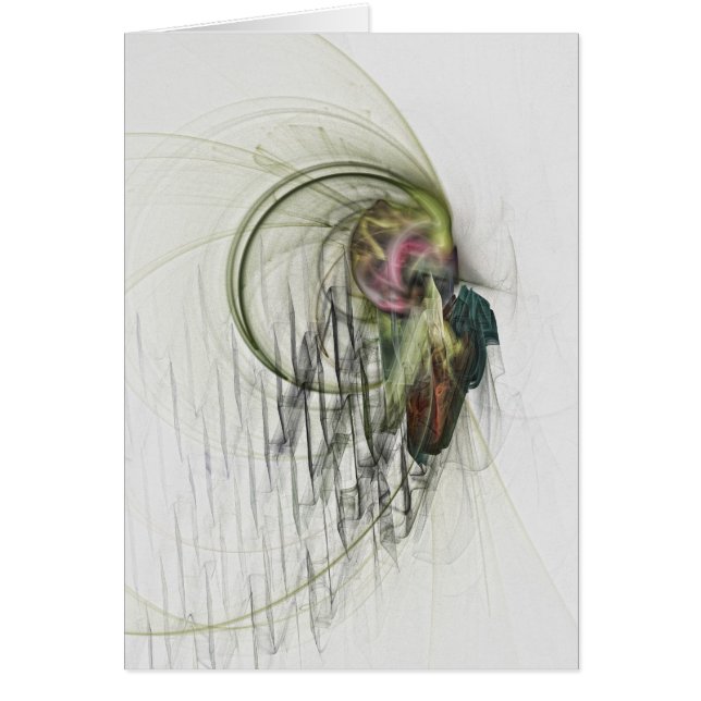 konstnärlig fractal OBS kort (Framsidan)