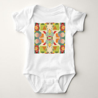 Konstnärlig geometri: färglöst sjölöst Mönster T Shirt