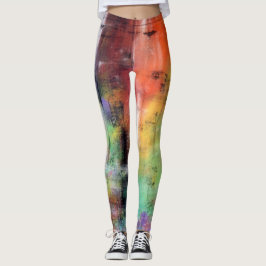 Konstnärlig Grunge Leggings