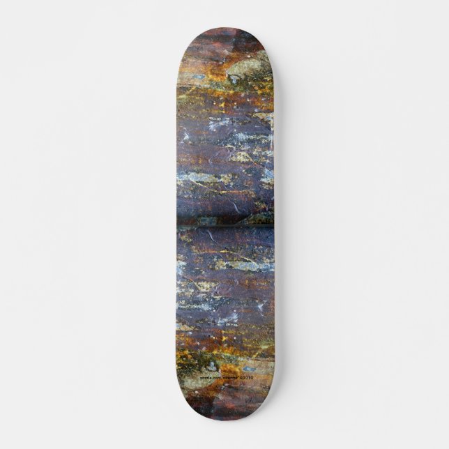 Konstnärlig Grungig Vägg Old School Skateboard Bräda 18 Cm (Framsida)