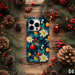 Konstnärlig helg - Festlig blomsterornamentdesign