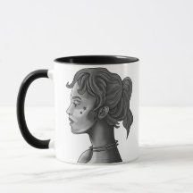 Konstnärlig kaffekopp Celestial Muse