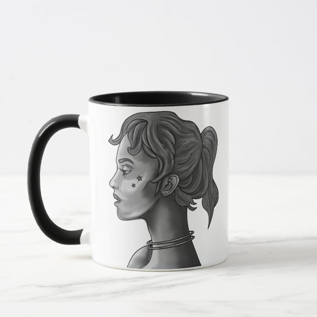Konstnärlig kaffekopp Celestial Muse (Vänster)