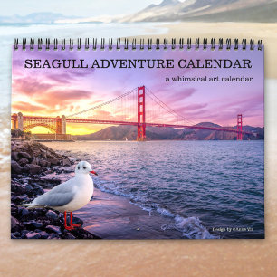 Konstnärlig kalender Fiskmås Äventyr