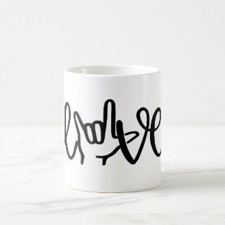 Konstnärlig KÄRLEK Magisk Mugg