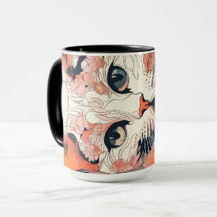 Konstnärlig katt mugg