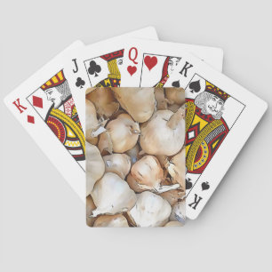 Konstnärlig konturkonst av Lökar Casinokort