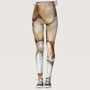 Konstnärlig konturkonst av Lökar Leggings
