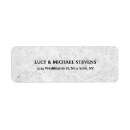 Konstnärlig Kreativ Light Grått Wall Snyggt Family Returadress Etikett
