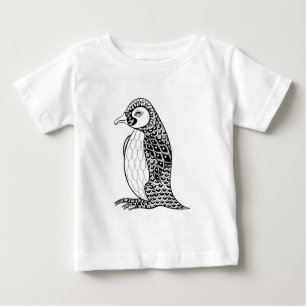 Konstnärlig kungpingvin Zendoodle T Shirt