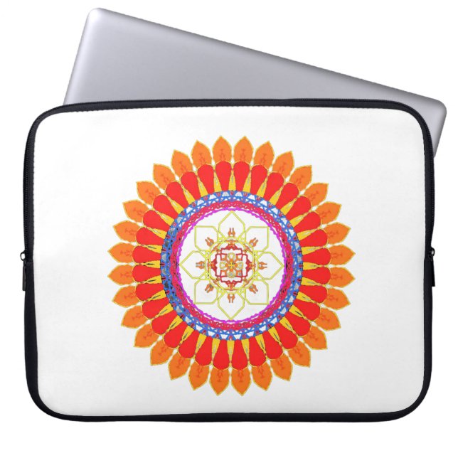 Konstnärlig  laptop fodral (Framsidan)