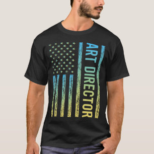 Konstnärlig ledare för Blått Gult T Shirt
