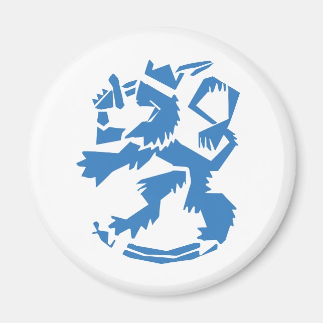 Konstnärlig Lejonmagnet Magnet (Framsidan)