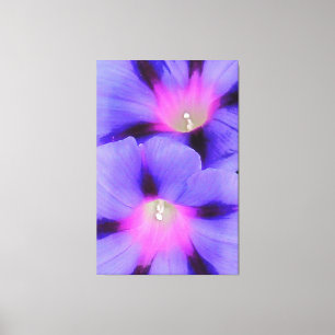 Konstnärlig Lila och Rosa Färgad God morgon Glory Canvastryck