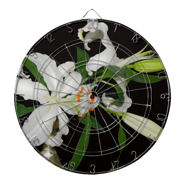Konstnärlig Lily Kollektion-1 Darttavla (Framsidan)