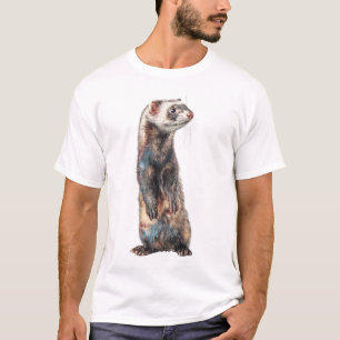 Konstnärlig Lurig Stående Fretill Iller Män T Shirt