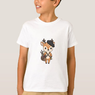 Konstnärlig målare dovhjort barn t shirt