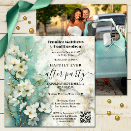 Konstnärlig marmor Blommigt lyckligtvis allt efter Inbjudningar