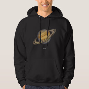 Konstnärlig mättnad med brant Ringar Hoodie