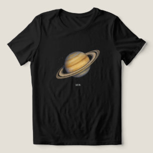 Konstnärlig mättnad med brant Ringar T Shirt
