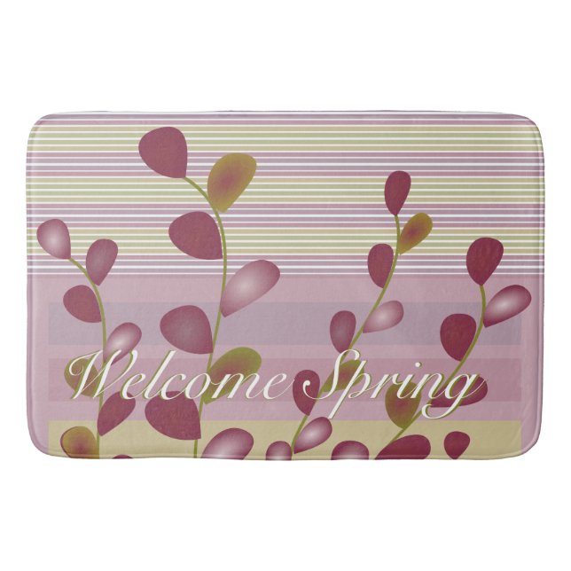 Konstnärlig Mönster-design med buffertar Badrumsmatta (Framsidan)