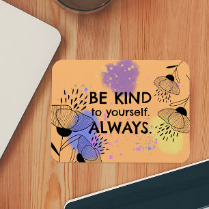Konstnärlig motivation för färgstark Blommigt Magnet