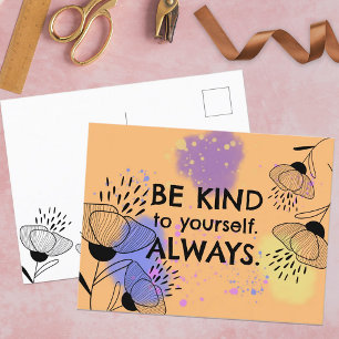 Konstnärlig motivation för färgstark Blommigt Vykort