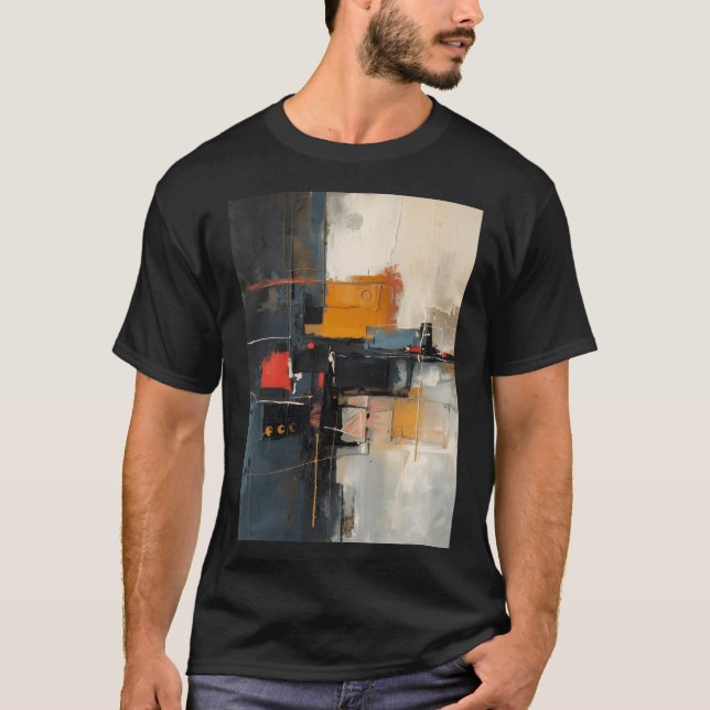 Konstnärlig Motiverande T-Shirt – Unikt Design  (Framsida)
