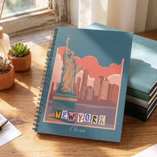 Konstnärlig New York Skyline anteckningsbok – Pers (Skapare uppladdad)