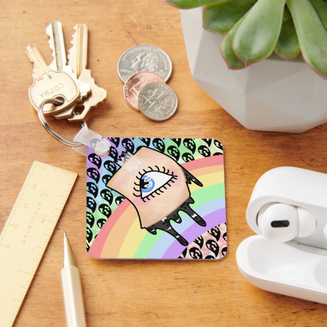 Konstnärlig nyckelkedja nyckelring (Skrivbord)