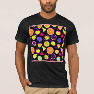 Konstnärlig nyfruktsfrukt t shirt