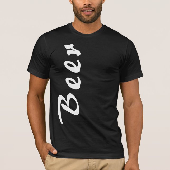 Konstnärlig Ölbokstavströja - Rolig! T Shirt (Framsida)