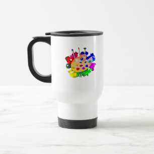 Konstnärlig palettartist resemugg