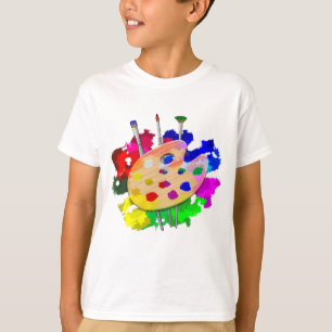 Konstnärlig palettartist t shirt