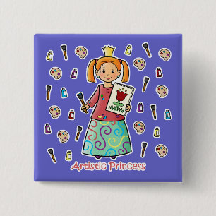 Konstnärlig Princess Knapp