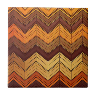 Konstnärlig Retro Stil Chevron Kakelplatta