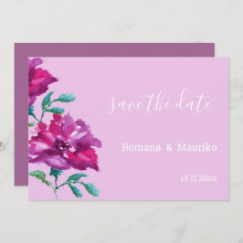 Konstnärlig Ro-vattenfärg Hand-målad Spara Datumet