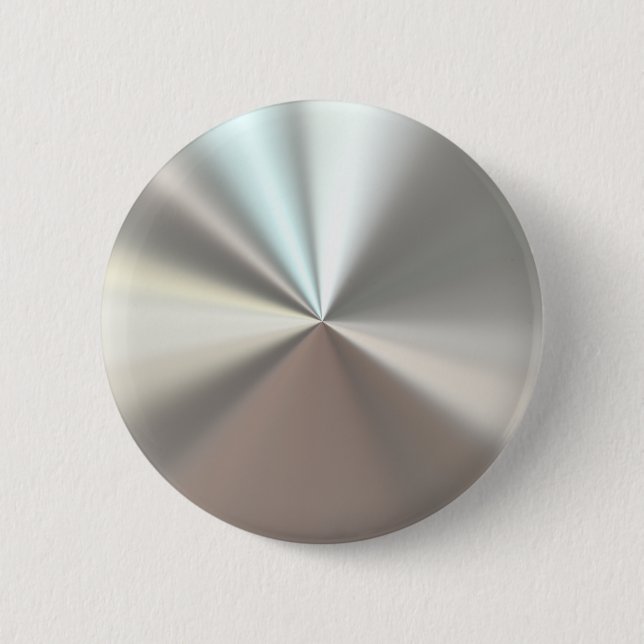 Konstnärlig silvermetall knapp (Framsida)
