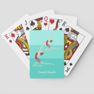 Konstnärlig simning casinokort