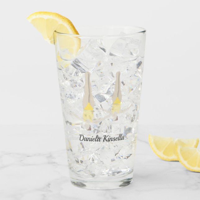 Konstnärlig simning glaskopp (Framsida Ice)