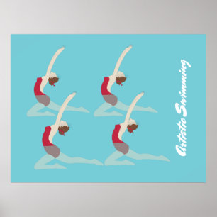 Konstnärlig simning poster