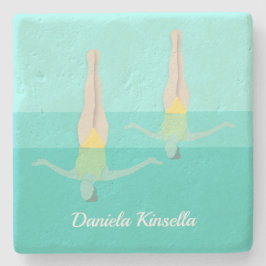 Konstnärlig simning stenunderlägg