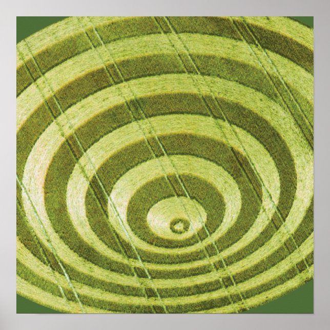 Konstnärlig Skörd-cirkel Poster (Framsidan)