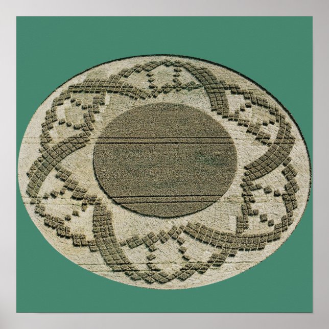 Konstnärlig Skörd-cirkel Poster (Framsidan)