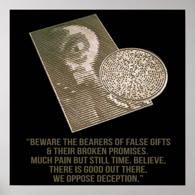 Konstnärlig Skörd-cirkel Poster (Framsidan)