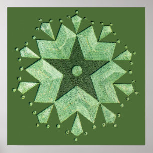 Konstnärlig Skörd-cirkel Poster
