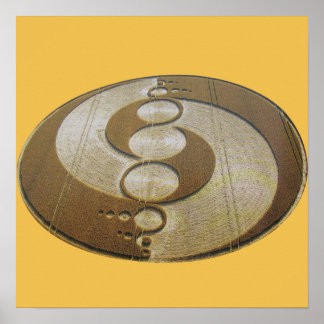 Konstnärlig Skörd-cirkel Poster
