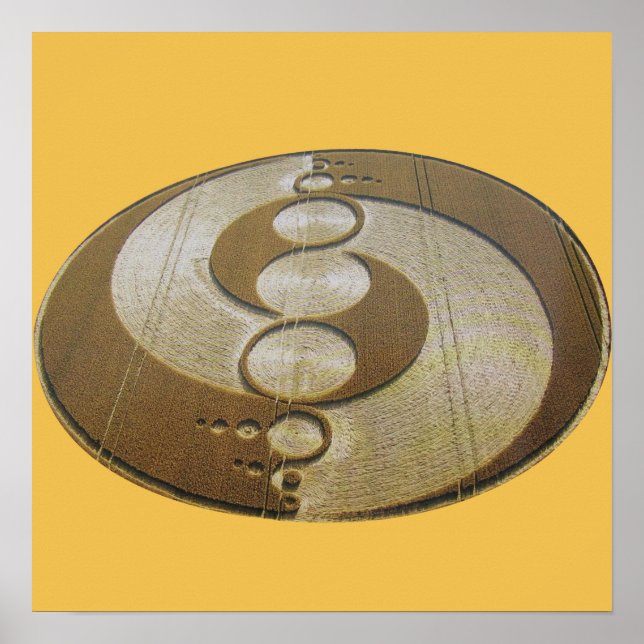 Konstnärlig Skörd-cirkel Poster (Framsidan)