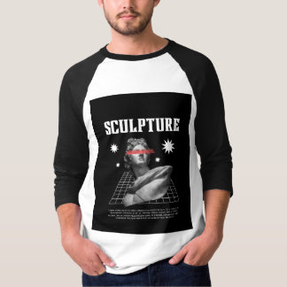 Konstnärlig Skulptur Grafisk T-Shirt | Cool Konst